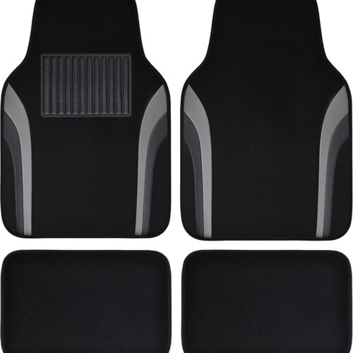 Leather Sport Style Car Floor Mats, Universal Fit